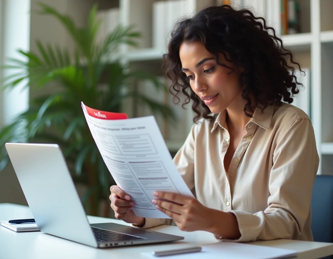 Jeune femme suivant les étapes pour activer sa carte prépayée La Poste en ligne