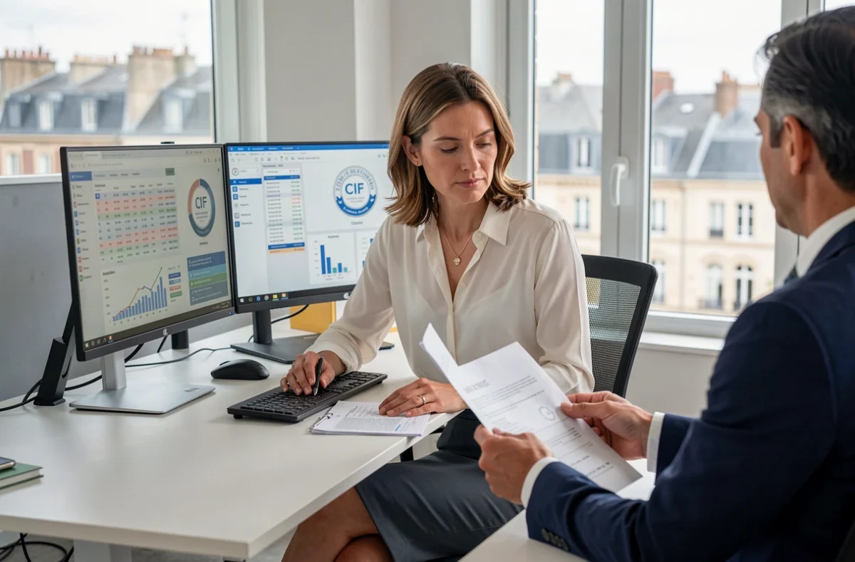 Conseillère financière CIF de Natixis Interépargne en consultation à Caen