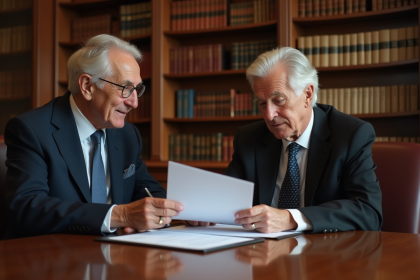 Homme age et femme d affaires en reunion de travail